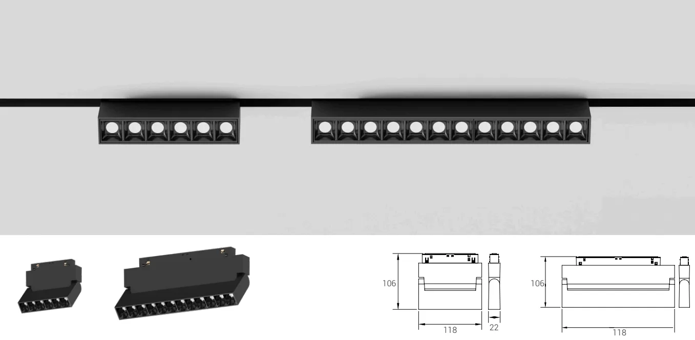 F20 MAGNETIC TRACK LIGHT