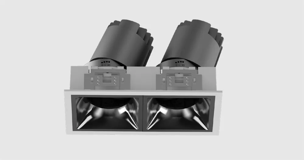 12W SQUARE DOUNBLE-HEAD