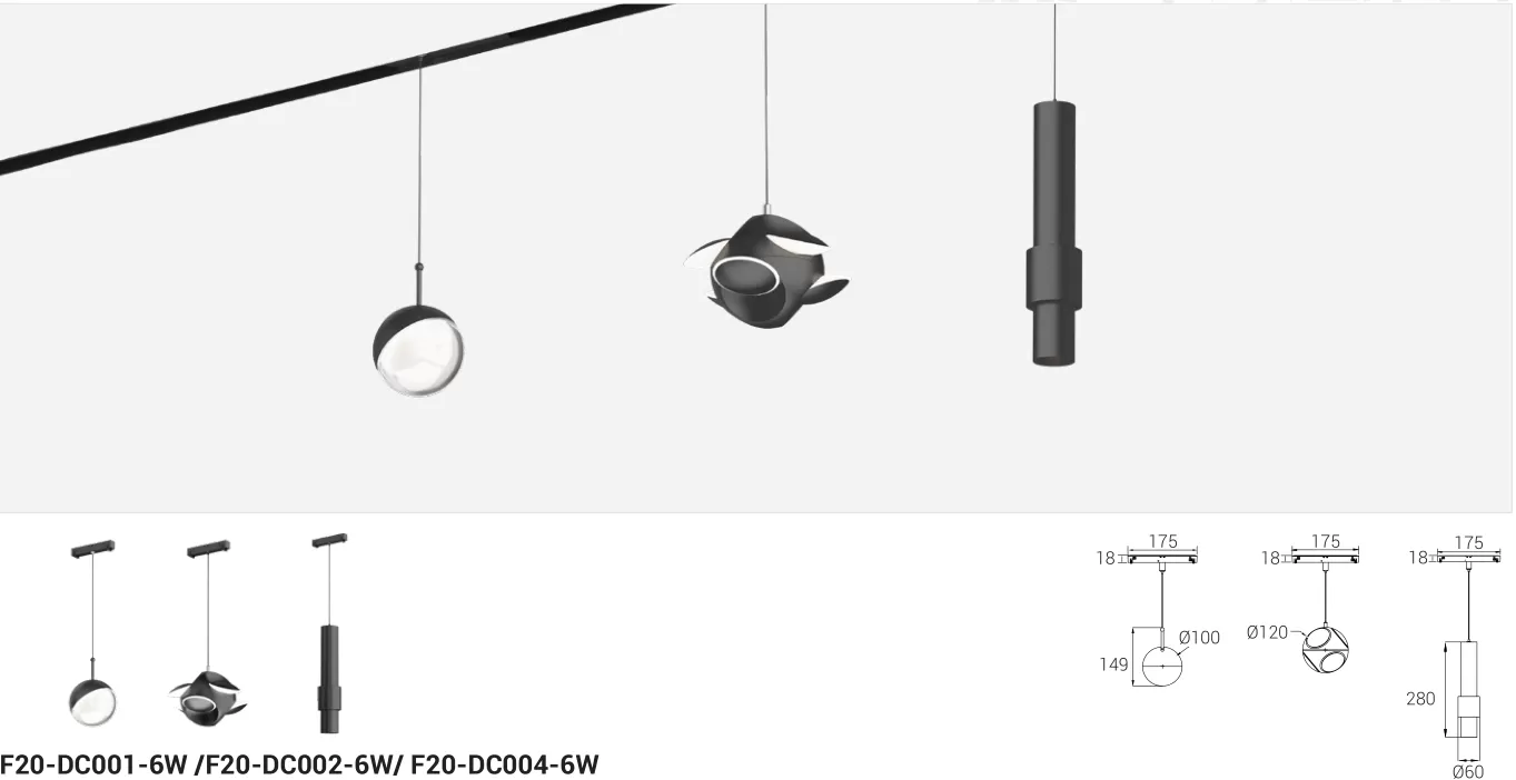 F20 MAGNETIC TRACK LIGHT